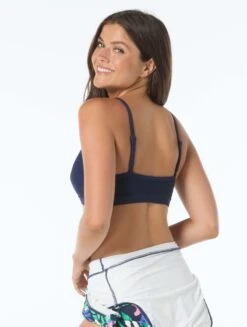 Beach House Sport Visualize Zip Front One Piece Swimsuit - Monterey Garden Rib -BCBGMAXAZRIA Shop H1G175 970 alt04