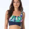 Beach House Sport Bala Crop Top - Monterey Garden Rib