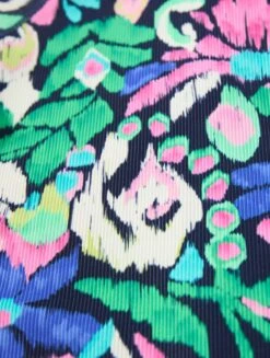 Beach House Sport Activate Long Sleeve Zip Up Front Rash Guard - Monterey Garden Rib -BCBGMAXAZRIA Shop H1G270 970 alt03