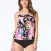 Beach House Audrey Blouson Tankini Top - Tropical Oasis