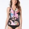 Beach House Erinna Racerback Tankini Top - Tropical Oasis