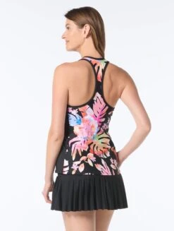 Beach House Erinna Racerback Tankini Top - Tropical Oasis -BCBGMAXAZRIA Shop H2J866 001 alt03