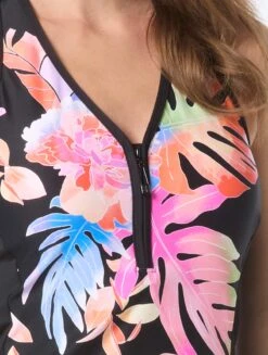 Beach House Erinna Racerback Tankini Top - Tropical Oasis -BCBGMAXAZRIA Shop H2J866 001 alt04