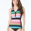 Beach House Erinna Racerback Tankini Top - Siesta Stripe