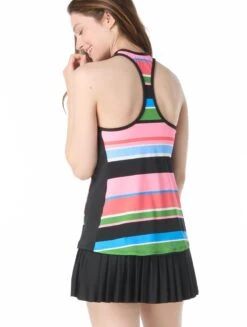 Beach House Erinna Racerback Tankini Top - Siesta Stripe -BCBGMAXAZRIA Shop H3F866 970 alt03