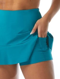 Beach House Sport Serena Pull On Swim Skort - Beach Solids -BCBGMAXAZRIA Shop H47978 407 alt02 R