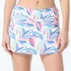 Beach House Emma Textured Pull On Swim Skort - Bora Bora