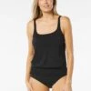 Beach House Swim Brandy Textured Tankini Top - Pique Solids