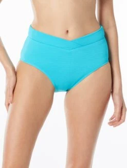 Beach House Swim Letty Crossover Textured Bikini Bottom - Pique Solids -BCBGMAXAZRIA Shop H51581 447 8cc1e7ba 3f63 4192 8b0e 9a2c962d7f16