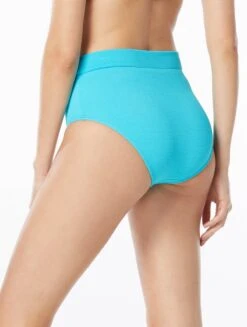 Beach House Swim Letty Crossover Textured Bikini Bottom - Pique Solids -BCBGMAXAZRIA Shop H51581 447 alt01 6f7769de 8bfa 457f ba28 723fa782e608