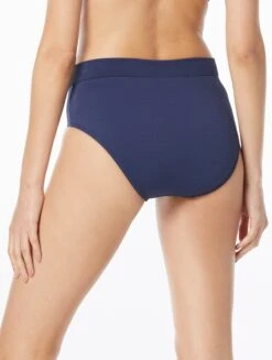 Beach House Swim Letty Crossover Textured Bikini Bottom - Pique Solids -BCBGMAXAZRIA Shop H51581 511 alt01 d4775ceb 3846 42a8 ae68 f11268bca942