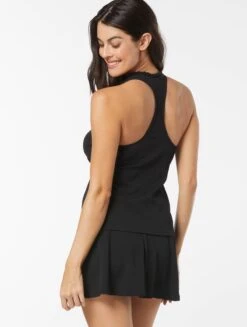 Beach House Swim Nina Ruffled Trim Textured Tankini Top - Pique Solids -BCBGMAXAZRIA Shop H51743 001 alt03 f0abe81a 55a3 4b3f 920f 414a35f8b8b1