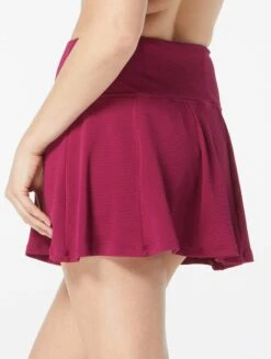 Beach House Swim Olivia Princess Seam Swim Skort - Pique Solids -BCBGMAXAZRIA Shop H51745 601 alt01 fe674c19 d42b 45d3 bd03 df879522b336