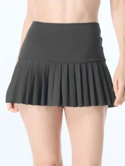 Beach House Stephanie Pleated Swim Skort - Paloma Beach Solids