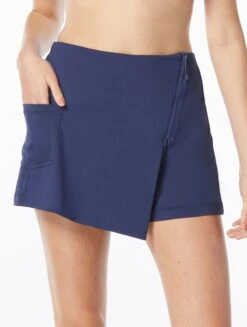 Beach House Swim Zoey Swim Skort - Solids -BCBGMAXAZRIA Shop H58580 511 alt02