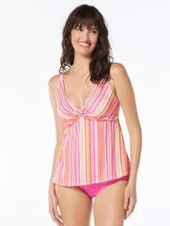 Beach House Swim Willow Underwire Tankini Top - Beachclub Stripe -BCBGMAXAZRIA Shop H5C970 640