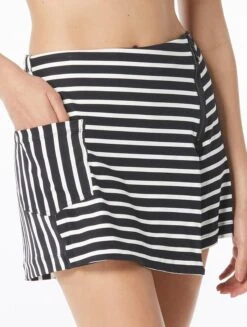 Beach House Swim Zoey Swim Skort - Estate Stripe -BCBGMAXAZRIA Shop H7C580 001 alt02