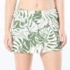 Beach House Emma Pull On Swim Skort - Jungle Palms