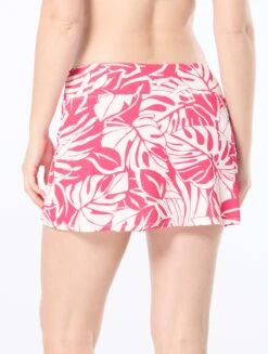 Beach House Emma Pull On Swim Skort - Jungle Palms -BCBGMAXAZRIA Shop H7D779 684 alt01