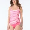 Beach House Bridget Shirred Side Underwire Tankini Top - Maui Haze