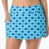 Beach House Sport Emma Pull On Swim Skort - Tropical Grid