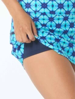 Beach House Sport Emma Pull On Swim Skort - Tropical Grid -BCBGMAXAZRIA Shop H8F371 970 alt03