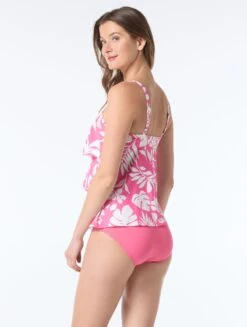 Beach House Jane Ruffle Tiered Tankini Top - Paloma Paradise -BCBGMAXAZRIA Shop H8G025 836 alt01