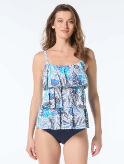 Beach House Jane Ruffle Tiered Tankini Top - Samoan Floral 7 Beach House Jane Ruffle Tiered Tankini Top - Samoan Floral -BCBGMAXAZRIA Shop H9G025 100 b633697a 5a30 445f b4f8 0757acf9a452