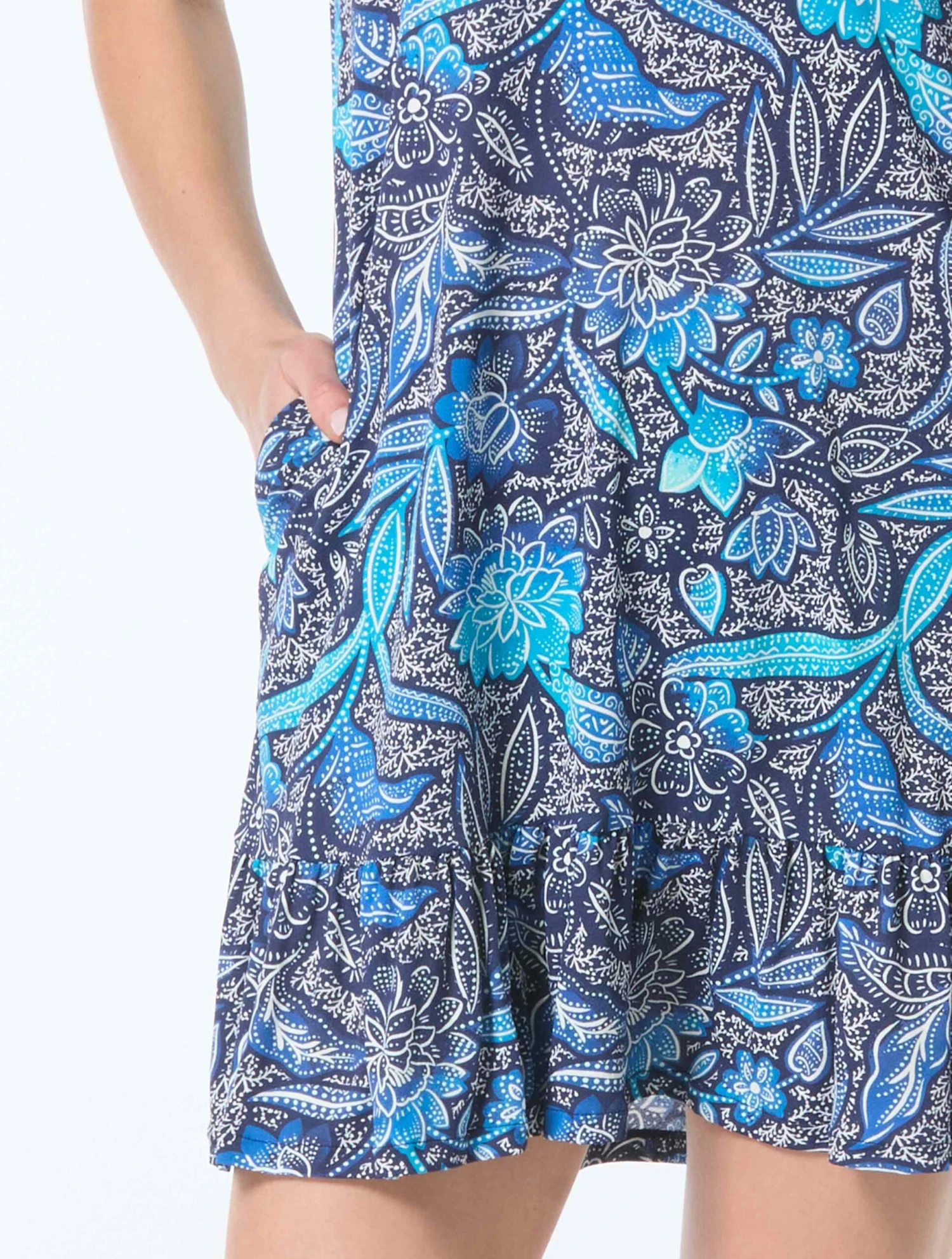 Beach House Anna Cover Up Dress - Samoan Floral 3 Beach House Anna Cover Up Dress - Samoan Floral - Image 3