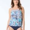Beach House Audrey Blouson Tankini Top - Samoan Floral