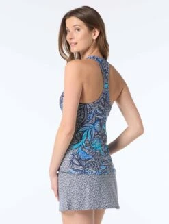 Beach House Erinna Racerback Tankini Top - Samoan Floral -BCBGMAXAZRIA Shop H9G866 511 alt01