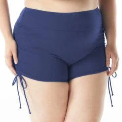 Beach House Plus Size Blake Side Tie Swim Short - Beach Solids -BCBGMAXAZRIA Shop HW58084 511