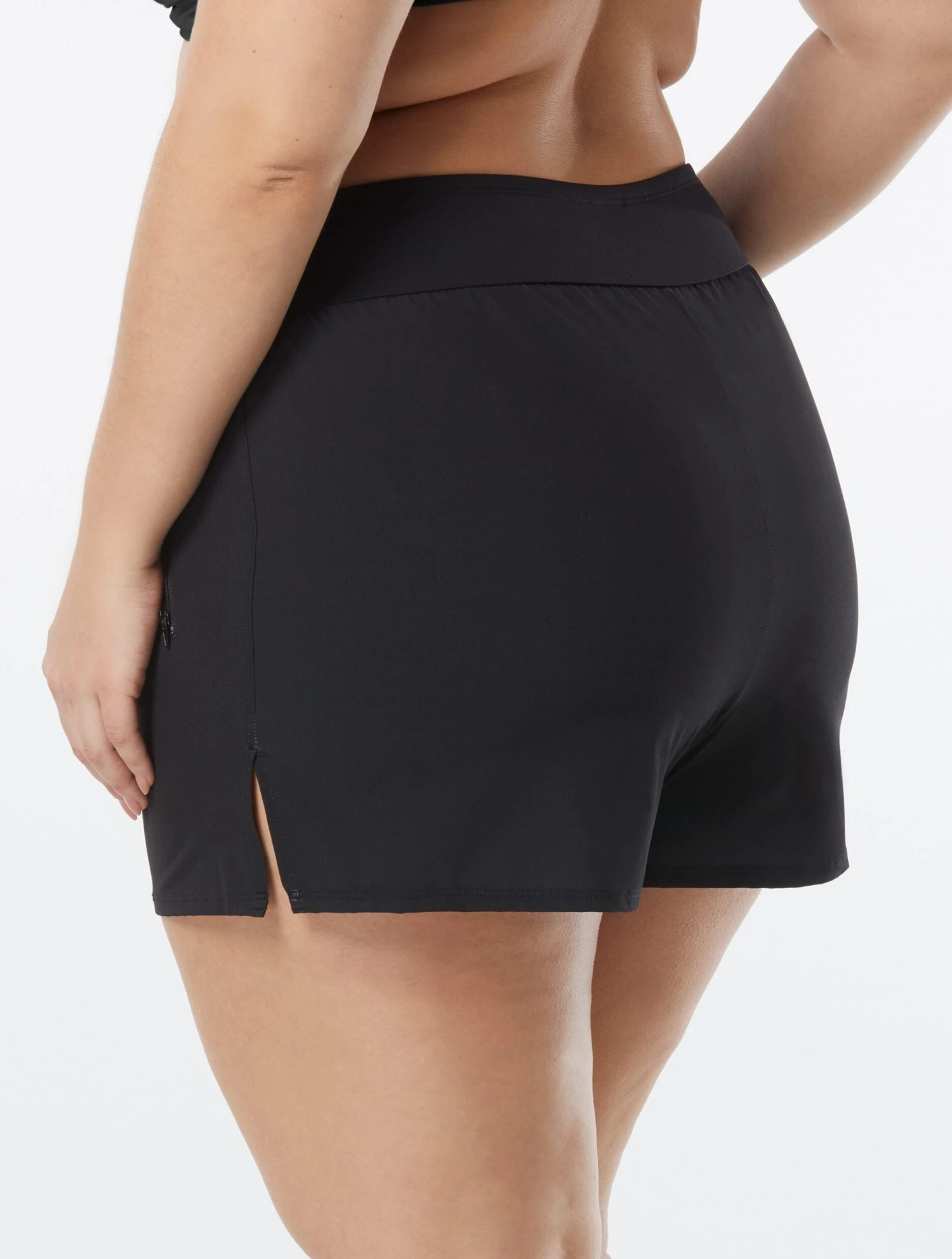 Beach House Plus Size April Stretch Woven Beach Short - Beach Solids 2 Beach House Plus Size April Stretch Woven Beach Short - Beach Solids - Image 2