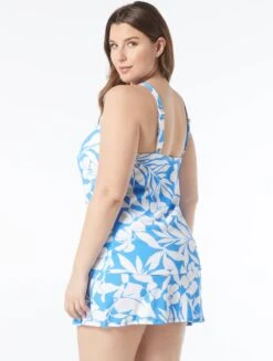 Beach House Plus Size Blair High Neck Tankini Top - Aloha Spirit 8 Beach House Plus Size Blair High Neck Tankini Top - Aloha Spirit -BCBGMAXAZRIA Shop HW5H374 504 alt03