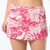 Beach House Sport Emma Swim Skort - Jungle Palms Rose