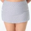 Beach House Plus Size Emma Pull On Swim Skort - Samoan Floral