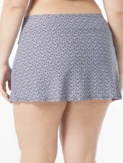 Beach House Plus Size Emma Pull On Swim Skort - Samoan Floral -BCBGMAXAZRIA Shop HW9G058 511 alt01