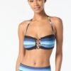 MICHAEL Michael Kors Bandeau Bikini Top - Stripes