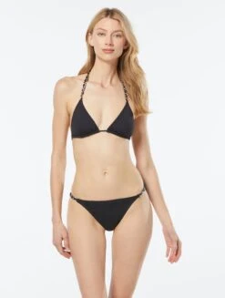 MICHAEL Michael Kors String Bikini Top - Chain Solids