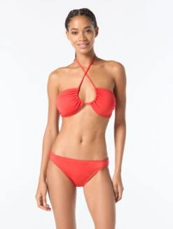 MICHAEL Michael Kors Bandeau Bikini Top - Hardware Solids -BCBGMAXAZRIA Shop MM7M327 662