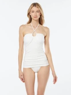 MICHAEL Michael Kors Shirred Halter Tankini Top - Solids 14 MICHAEL Michael Kors Shirred Halter Tankini Top - Solids -BCBGMAXAZRIA Shop MM7M760 100 872cdda1 7385 4f76 8149 6a7a2a965d21