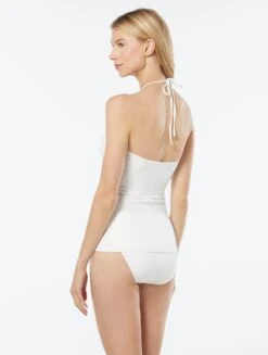 MICHAEL Michael Kors Shirred Halter Tankini Top - Solids 15 MICHAEL Michael Kors Shirred Halter Tankini Top - Solids -BCBGMAXAZRIA Shop MM7M760 100 alt01 741ccb9a 011f 42a8 9bed 3fdcaf1315f7