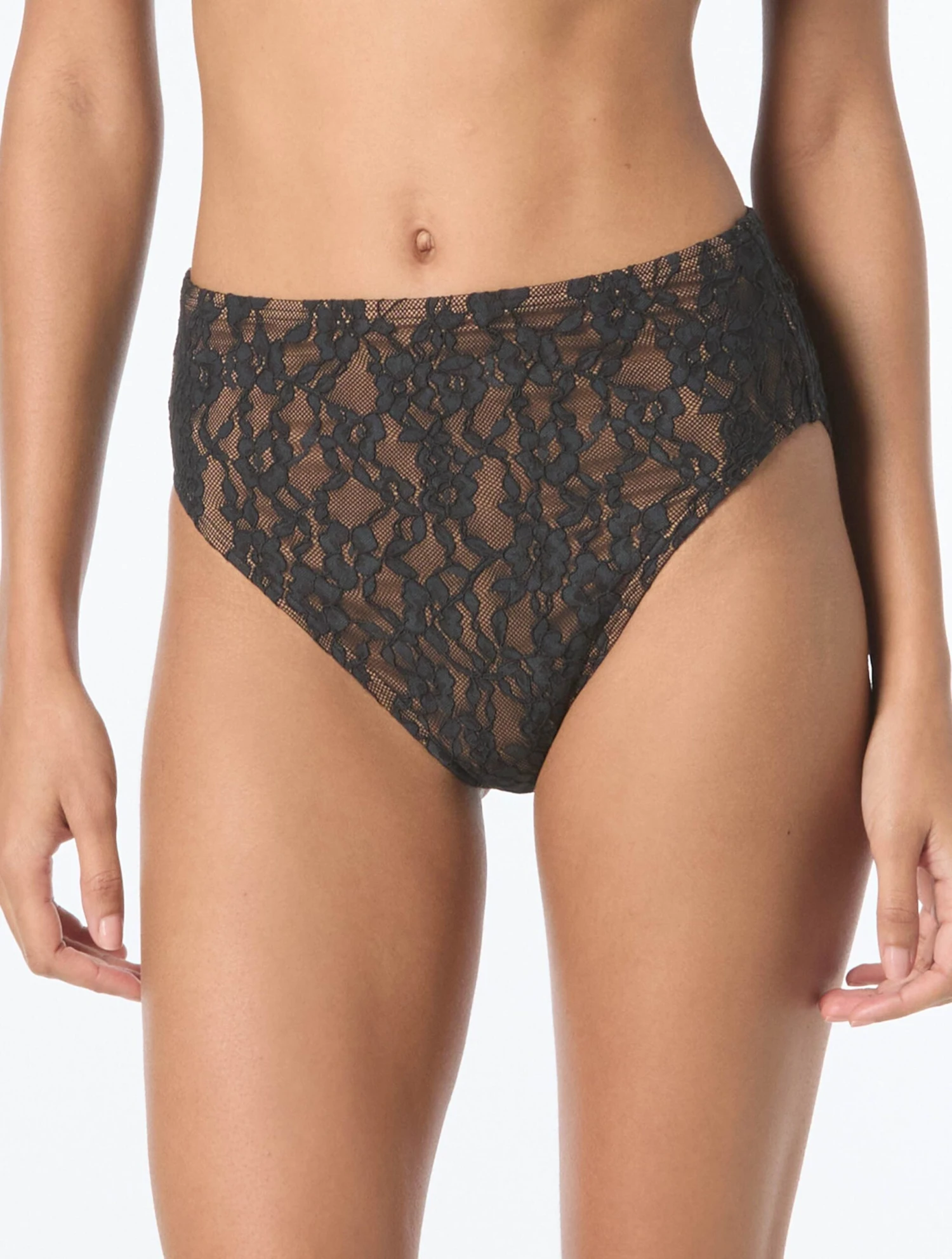 Michael Kors High Waist Bikini Bottom - Lace 1 Michael Kors High Waist Bikini Bottom - Lace