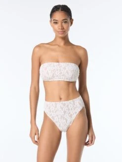 Michael Kors Bandeau Bikini Top - Lace -BCBGMAXAZRIA Shop MM85883 100