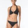 Michael Kors Halter Bikini Top - Crepe Solids