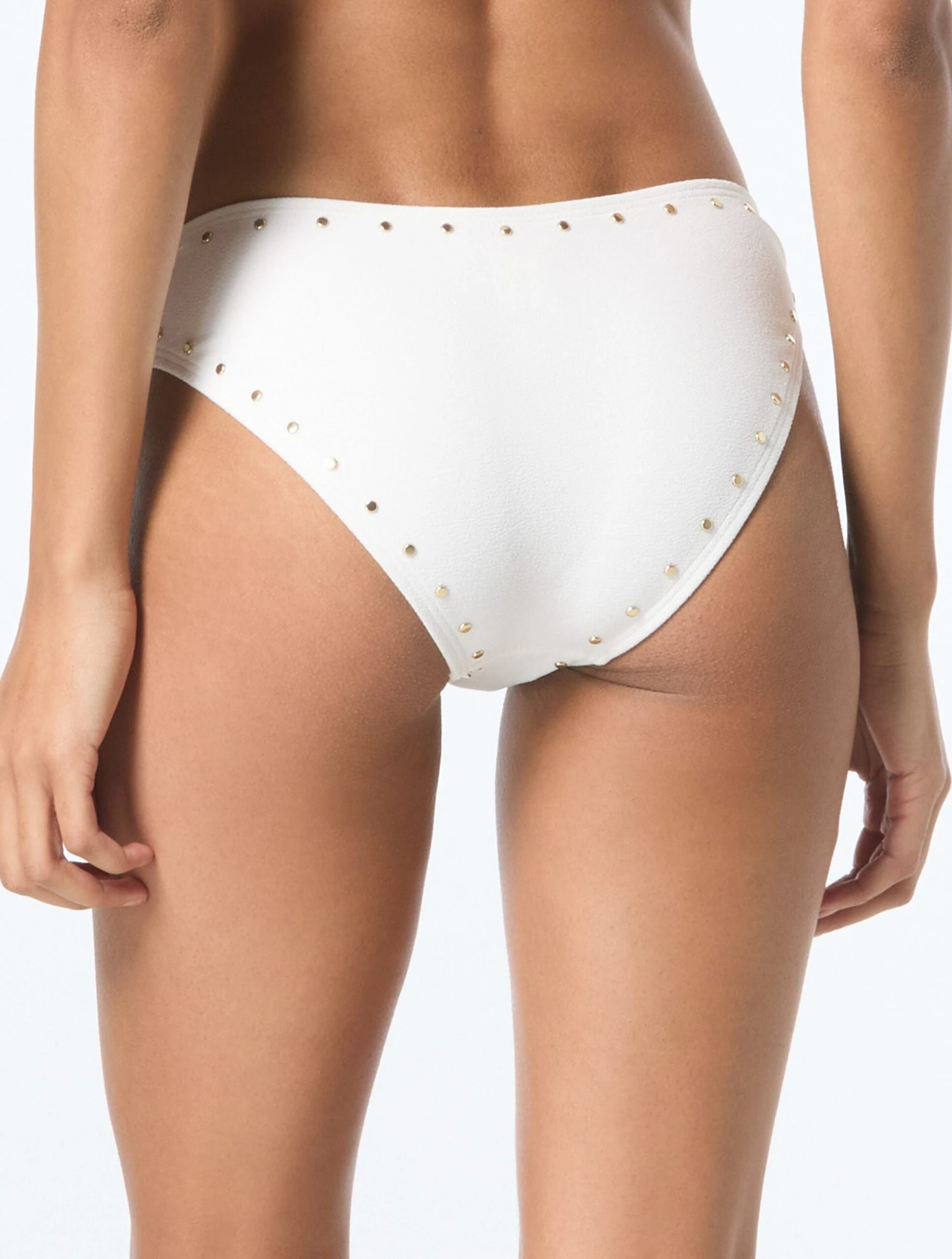 Michael Kors Ring Side Bikini Bottom - Crepe Solids 6 Michael Kors Ring Side Bikini Bottom - Crepe Solids - Image 6
