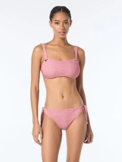 Michael Kors Grommet Bikini Top - Denim