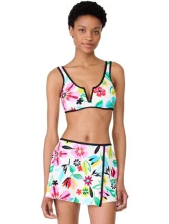 Kate Spade V-Wire Crop Top - Safari Floral