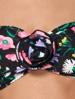 Kate Spade New York Bandeau Shirred Bikini Top - Spring Bouquet -BCBGMAXAZRIA Shop S1E456 004 alt02
