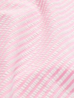 Kate Spade Smocked High Cut Bikini Bottom - Tide Stripe -BCBGMAXAZRIA Shop S21501 640 alt02